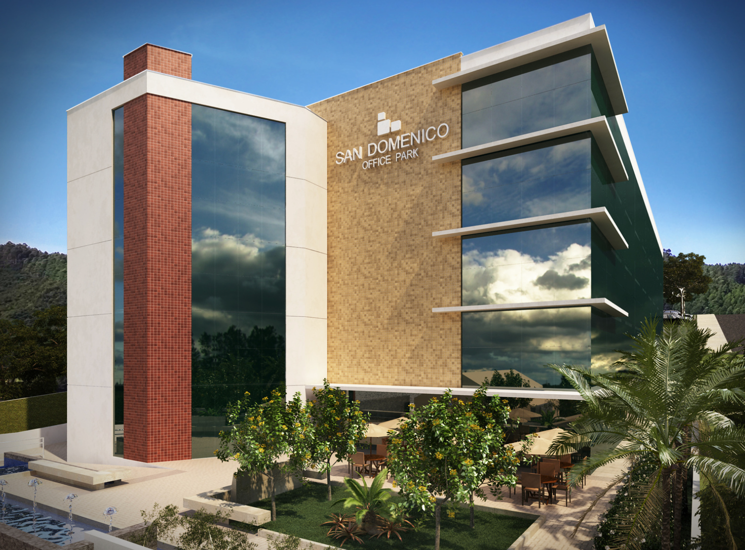 Fachada do San Domenico Office Park